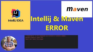 IntelliJ & Maven C:\Users\ is not recognized as an internal or external command. Cannot start maven