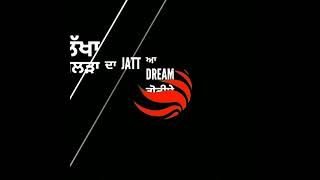Jyada Jachdi/ Jordan Sandhu /New Punjabi song whatsapp status/Latest Punjabi blackbackground status