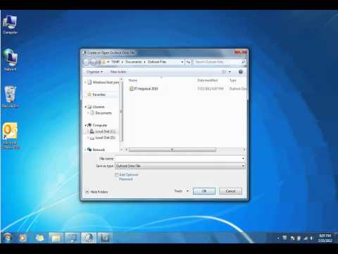 How to Create PST File in MS Outlook How to Create PST File in MS Outlook