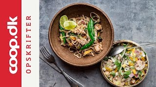 Japansk wok med nudler og grøntsager | Claus Holm