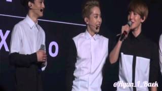 [150313] exo'luxion 백현 멘트