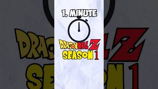 Dragonball Z Saiyan Saga Staffel 1 in 1 Minute! #dragonball #dragonballz