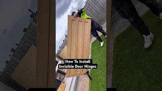 How To Install Invisible Door Hinges #how #diy #asmr