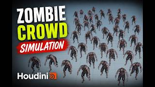 Crowd Simulation in Houdini | Crowd Basics Walkthrough | Part 1