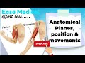 Anatomical Planes, Positions & Movements. Medical Videos # Ease Medical #Easemedical..