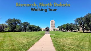 Bismarck, North Dakota 🇺🇸 Walking Tour 2025 [4K]