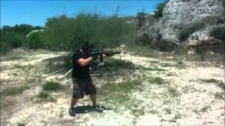 Customer demoing his new 5.56 Lantac Dragon muzzle brake