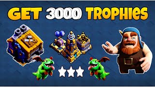 COLLECT 3000 TROPHIES IN BUILDER BASE CLASH OF CLANS (Complete Guide)