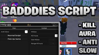 [BEST OP] Baddies Script Pastebin - (ROBLOX) *Kill Aura \u0026 Anti Slow* Exploit