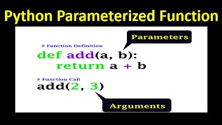 Parameterized Function in Python | Python Parameterized Function | Python Programming in Hindi #56