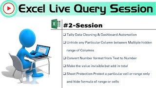 Excel Live Query Session (02)