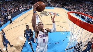 Westbrook's Triple-Double Leads Thunder Past Timberwolves