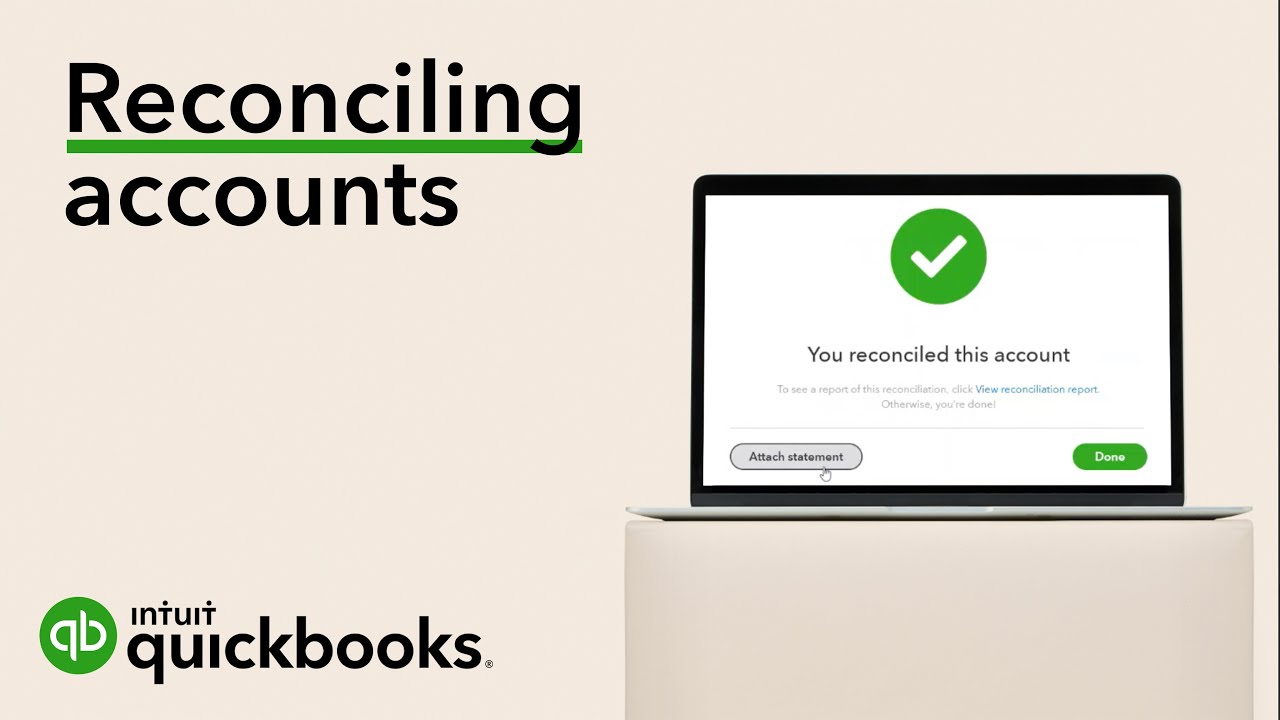 How To Reconcile Your Bank Accounts In QuickBooks Online - YouTube