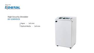 KOSTAL Paper Shredder KS-1240HSCD / 대진코스탈 문서세단기-수정