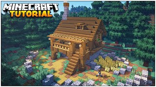 Minecraft : How to Build a Starter House [Survival Starter House Tutorial]