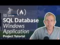 SQL Database App with Windows GUI – Project Tutorial