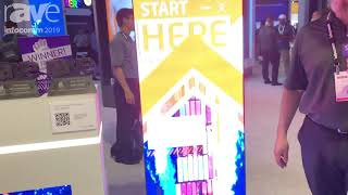 InfoComm 2019: NEC Display Demos Mobile LED A019 Poster Display