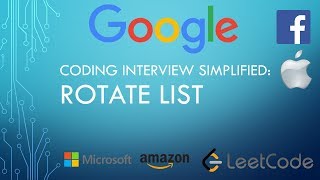 Coding Interview Tutorial 96 - Rotate List [LeetCode]
