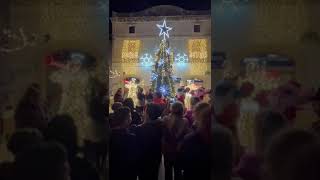 Encesa dels llums de l'arbre de Nadal a Creixell