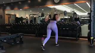 Lovely Sexy Hot Girl Doing Exercise In sexy & Hot Way