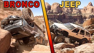 Showdown: Bronco vs Jeeps - Who Will Be Crowned the Ultimate Wheeler?