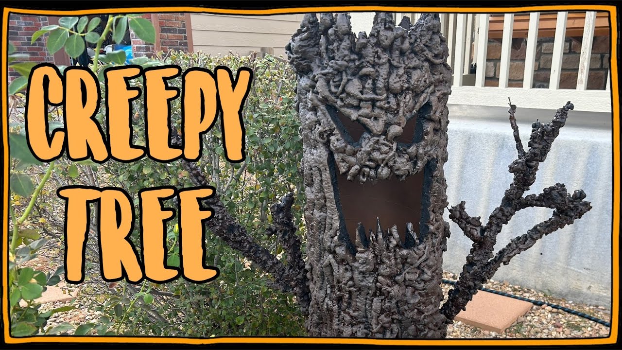 Diy Creepy Halloween Tree Creepytree Halloweendiy Diy