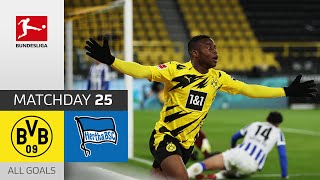 Moukoko scores first home goal! | Borussia Dortmund - Hertha Berlin | 2-0 |  Bundesliga 2020/21