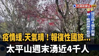 疫情緩報復性國旅 太平山週末湧近4千人－民視新聞