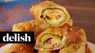 How to Make Pickle Egg Rolls | Recipe | Delish