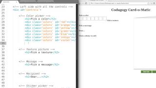 JavaScript: Color picker Phase 1