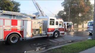 Oshawa fire crews fight poultry plant blaze