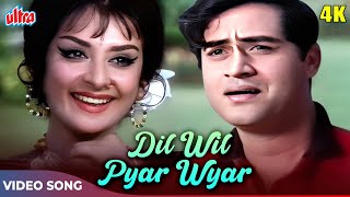 DIL WIL PYAR WYAR 4K - Lata Mangeshkar Songs - Saira Banu, Joy Mukherjee - Shagird 1967 Songs