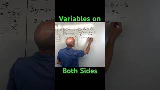 Solve a Linear Equation with Variables on Both Sides