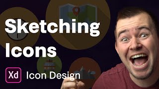 Sketching Icons | Ep 7/30 [Icon Design in Adobe XD]