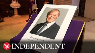Members of the community pay tribute at David Amess vigil