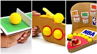 3 Amazing DIY Ping Pong Ball Games From Cardboard