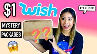 $1 WISH MYSTERY BOXES!! SCAM OR NOT?!