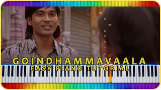 Vadachennai - Goindhammavaala | Piano Notes #piano #instrumental #vadachennai #santhoshnarayanan