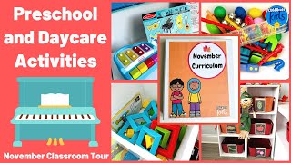 Let's Explore a Preschool Classroom: Learn About Our November Activities!