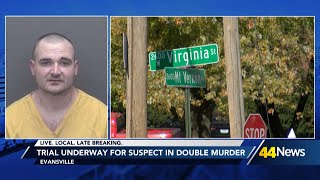 Trial underway for suspect in Evansville double murder