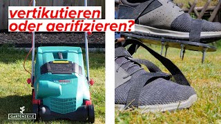 Vertikutieren oder Aerifizieren (Belüften)? Das ist die BESTE Methode für den PERFEKTEN Rasen!