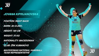 Jovana Kiprijanovska - Right Back- ŽRK Kumanovo- Highlights - Handball - CV - 2020/21