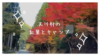 【天川村なごみ村キャンプ場】で紅葉キャンプ DODエイテントで女子2人キャンプ😃【エイヒレ】