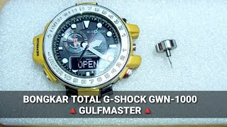 G-SHOCK GWN-1000 cara melepas Pemutar/Crown Casio