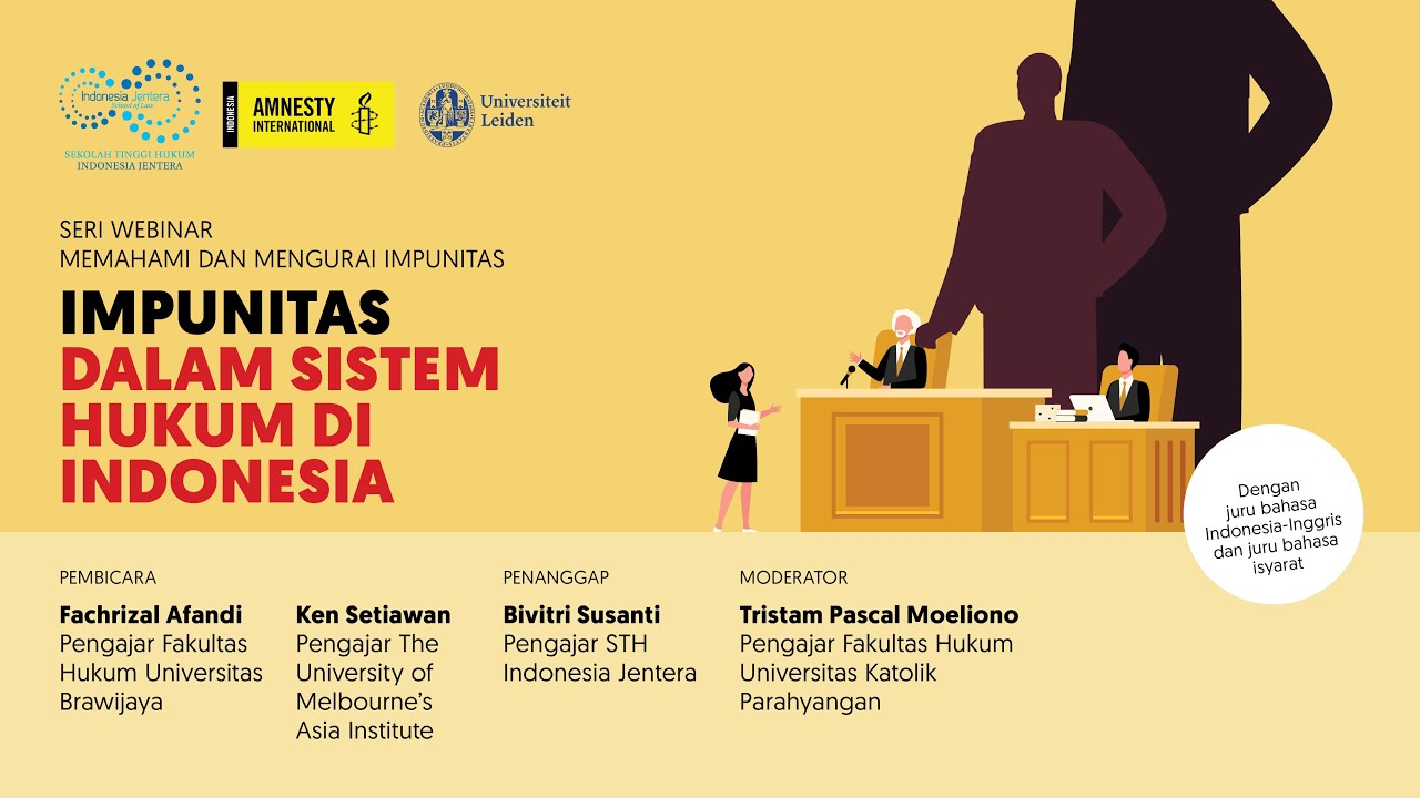 Impunitas Dalam Sistem Hukum Di Indonesia - YouTube