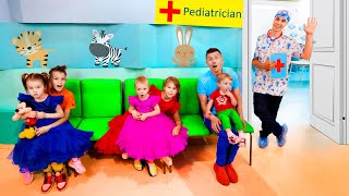 Five Kids Doctor Checkup Song + more Children's Songs and Videos