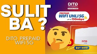 DITO Home Prepaid 5G WIFI 5G Full Unboxing and Review