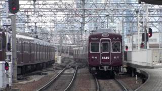 【阪急電鉄】5100系5146F%普通雲雀丘花屋敷行@十三('11/03){Hankyu5100@Juso}