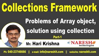 Problems of Array Part-1 | Collections Framework | Core Java Tutorial | Mr. Hari Krishna