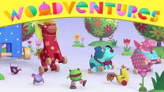 WOODVENTURES 😃 EPISODES 1 TO 10 - COMPILATION 😃 Educational Cartoon Series for Preschoolers